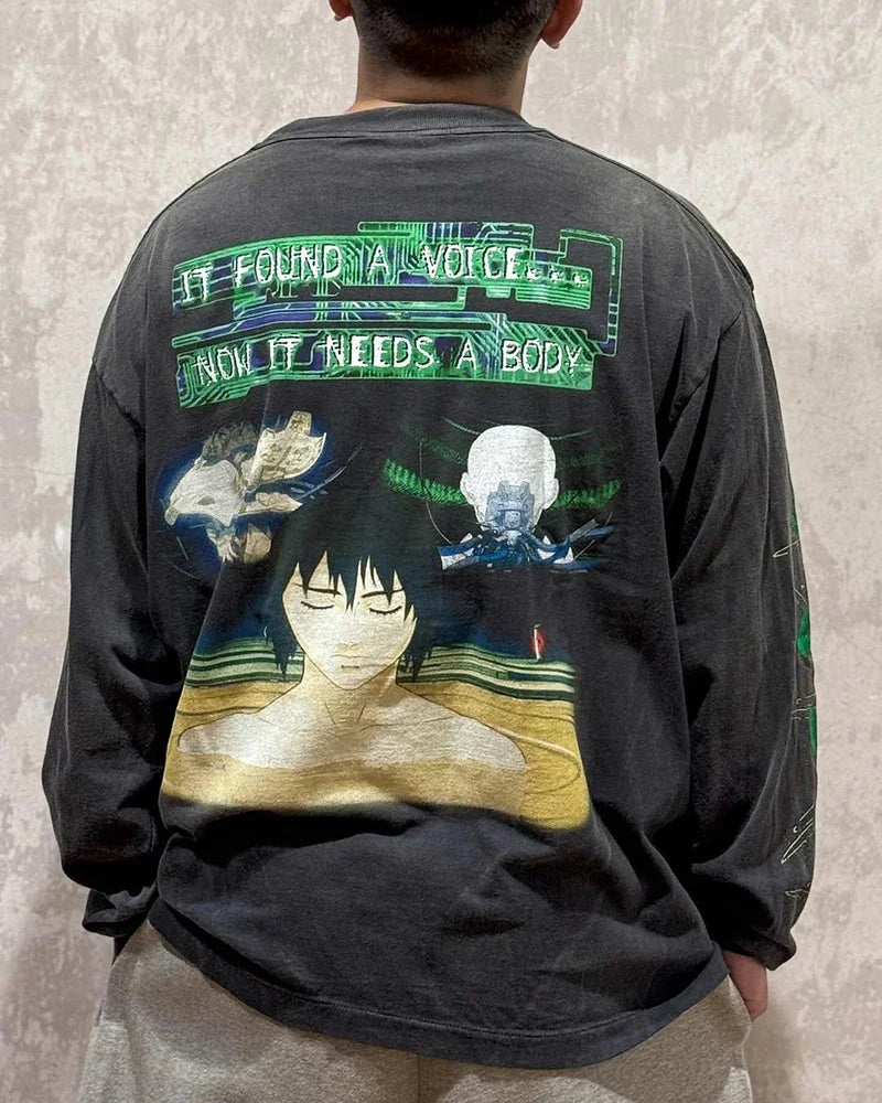 Co Branded Style Saint Retro Round Neck Shell Attack Team Cartoon Graphic T Shirts High Street Casual Men Women 1:1 Fashion Tees