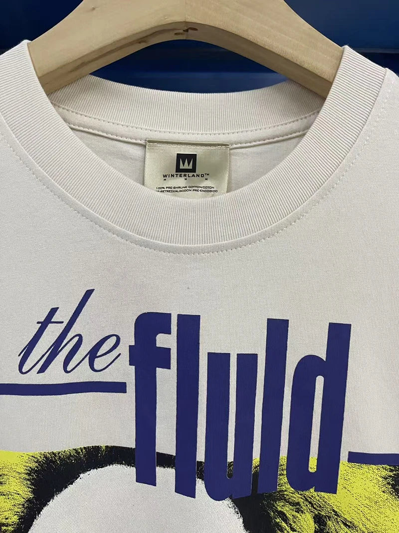 2025 Summer Loose Round Neck Masked Joker Printed Vintage T Shirt Men Street Fashion