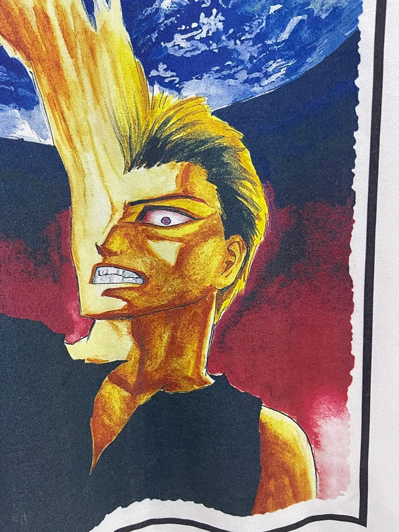 Cartoon Saint High Quality Cotton Japan Style Parasyte Graphic T Shirts Streetwear