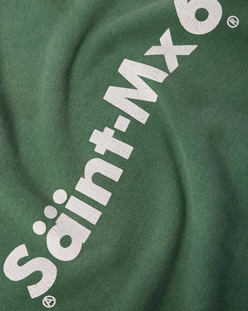 Washed Green Saint Winter Thicken Sweatshirt Loose Retro Hole Street Fashion Men Women Pullover Harajuku