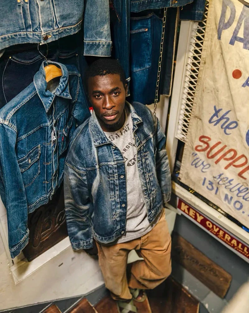 Washed Gray YOUNG Letter Print High Street Summer Saint T Shirts Men Popular Fashion