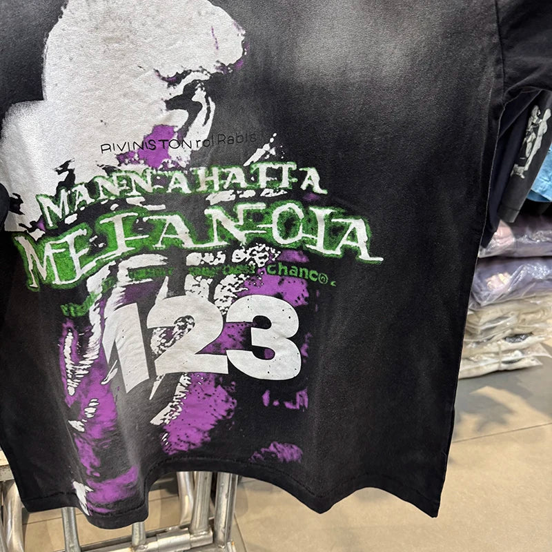 RRR123 MANNA META CVA Good Quality Print American Retro Men T Shirt