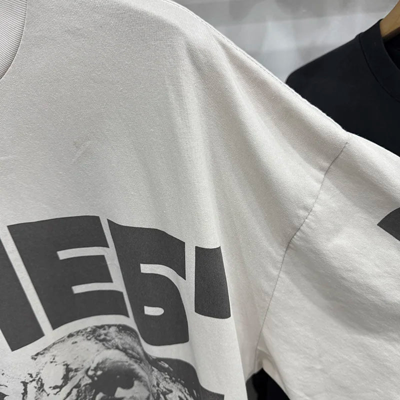 Autumn Trend RRR123 X SV77 Graphic T Shirts High Street Casual Pure Cotton Long Sleeves Tees