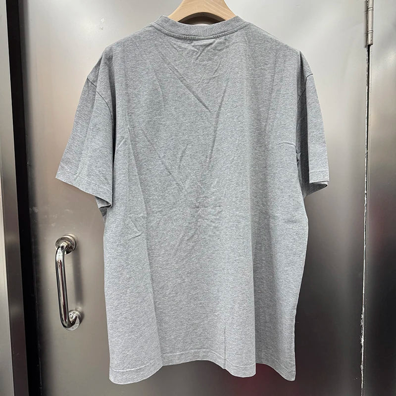 Simple Fashion Saint Letter Print Sporty Casual Style T Shirt Men