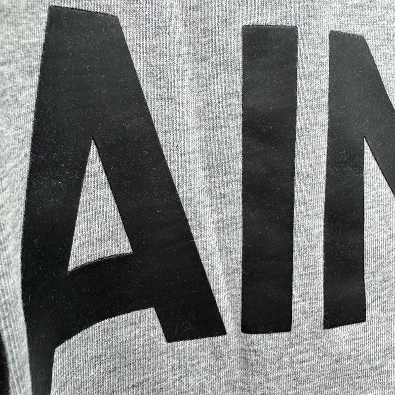 Simple Fashion Saint Letter Print Sporty Casual Style T Shirt Men