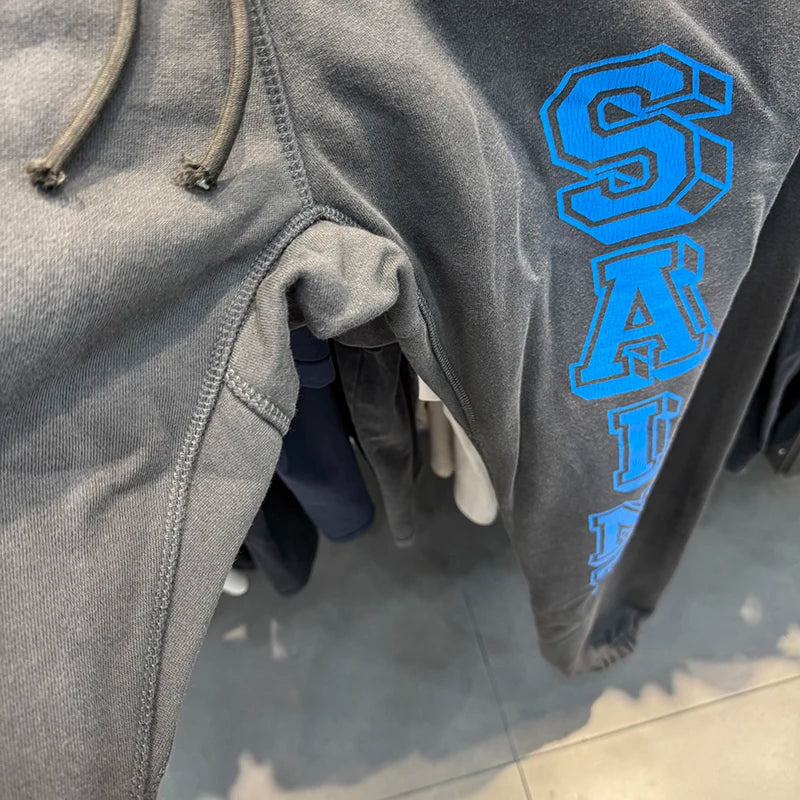 Vintage Saint High Quality Portrait print Washed Casual Pants Autumn Winter Cotton Street Fashion Sweatpants