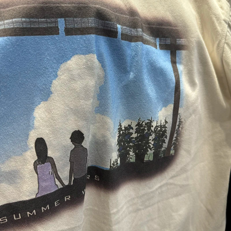 High Quality Saint X Summer Wars X Geeks Rule Casual Fashion Cartoon Short Sleeve T Shirt Couple Style