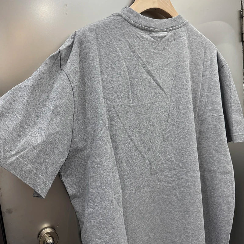 Simple Fashion Saint Letter Print Sporty Casual Style T Shirt Men