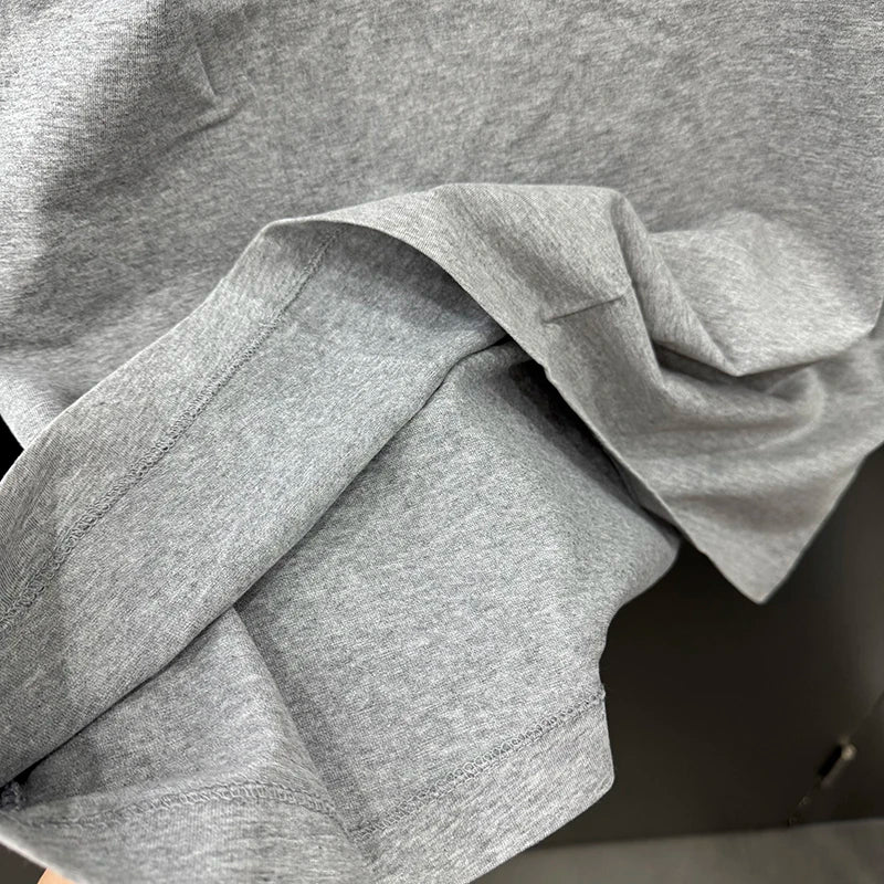 Simple Fashion Saint Letter Print Sporty Casual Style T Shirt Men