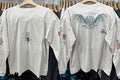 Street Fashion Saint Round Neck Japan Style Angel Print Vintage T Shirt High Quality Men Women Woo Long Sleeve Tees