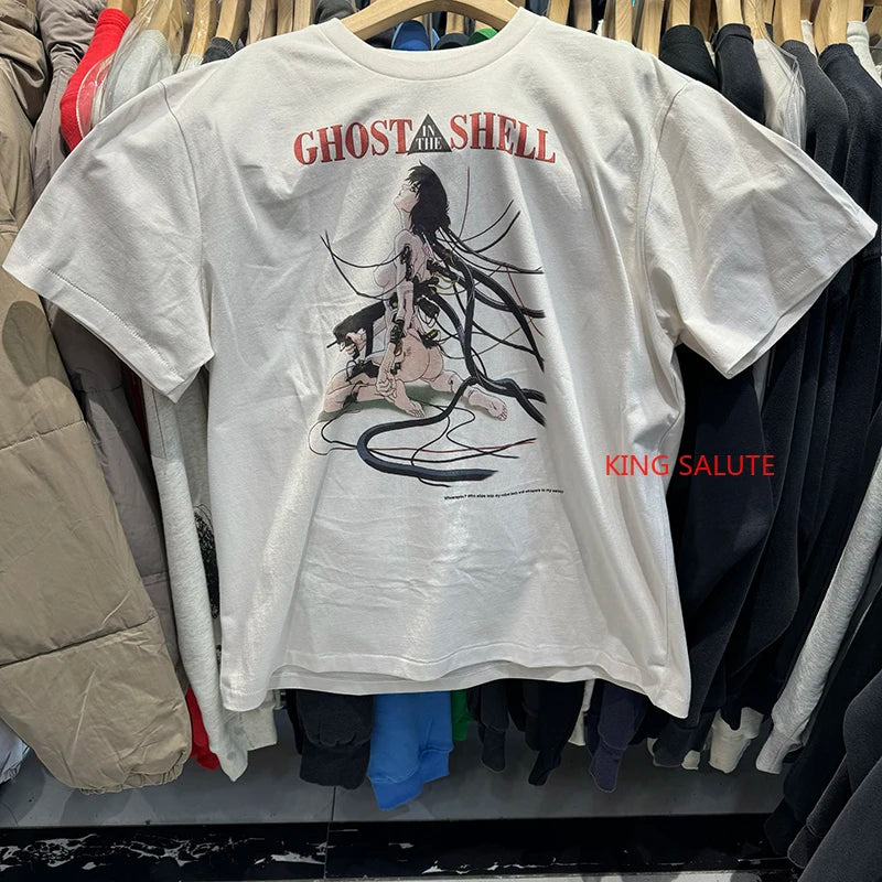 High Quality Saint X Summer Wars X Geeks Rule Casual Fashion Cartoon Short Sleeve T Shirt Couple Style