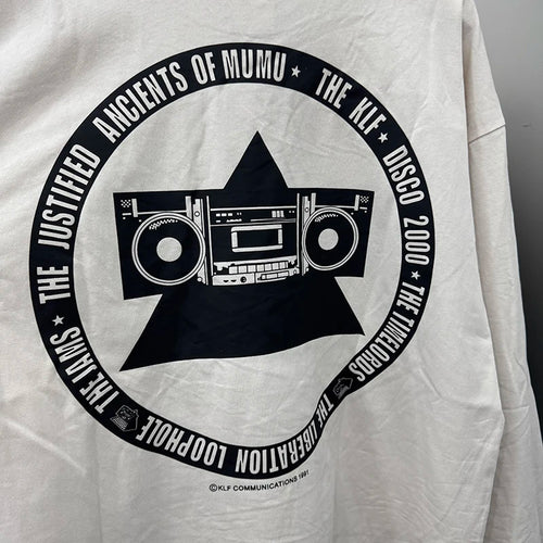 Autumn Fashion Saint Large Letter Print American Style Oversized T Shirt Cotton Vintage Washed Long Sleeve Men