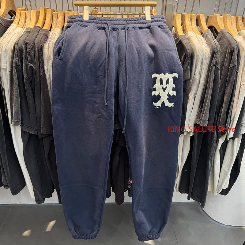 25AW SAINT CREW SWEAT MX High Street Casual Fashion Elastic Retro Sweatpants